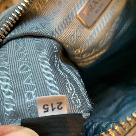 PRADA RE-EDITION SHOULDER BAG BLUE RENYLON *BAG ONLY NO STRAP INCLUDED - Picture 13 of 16